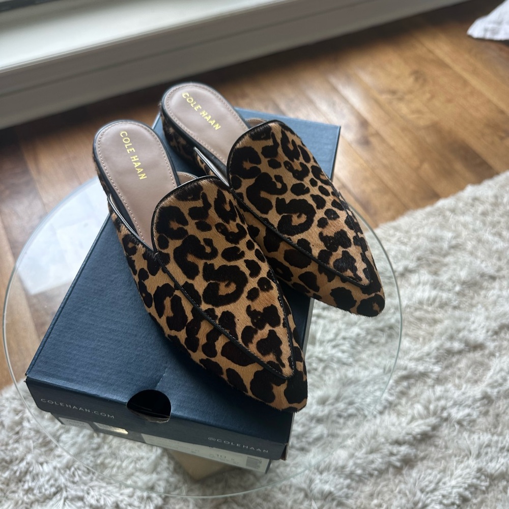 Cole Haan Pony Hair Mules